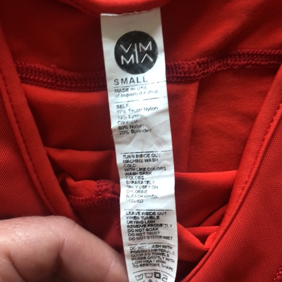 3 for $30 Vimmia strappy tank | red | small - Picture 6 of 9